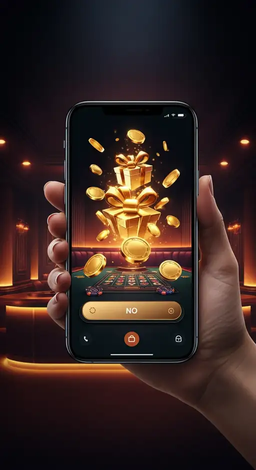 Übersicht des Talismania Casino Bonusbereichs mit Willkommensbonus und Freispielen, inklusive Grafiken von Münzen und Spielautomaten