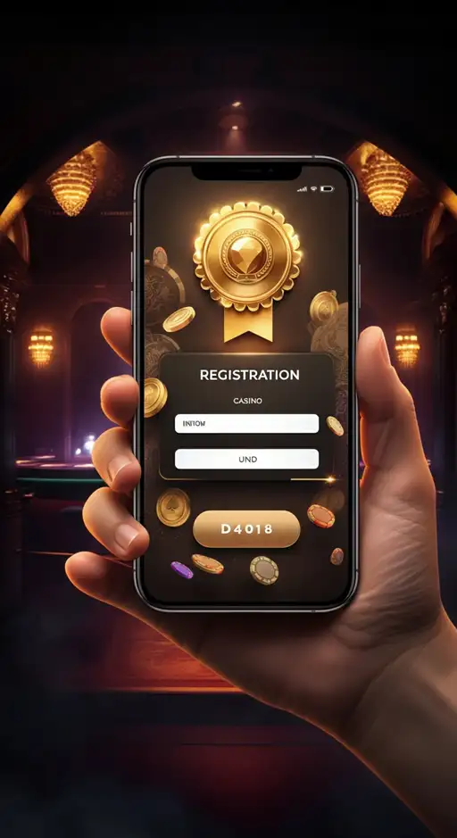 Talismania Casino Anmeldeformular mit den ersten Registrierungsschritten und der Auswahl des Willkommensbonus